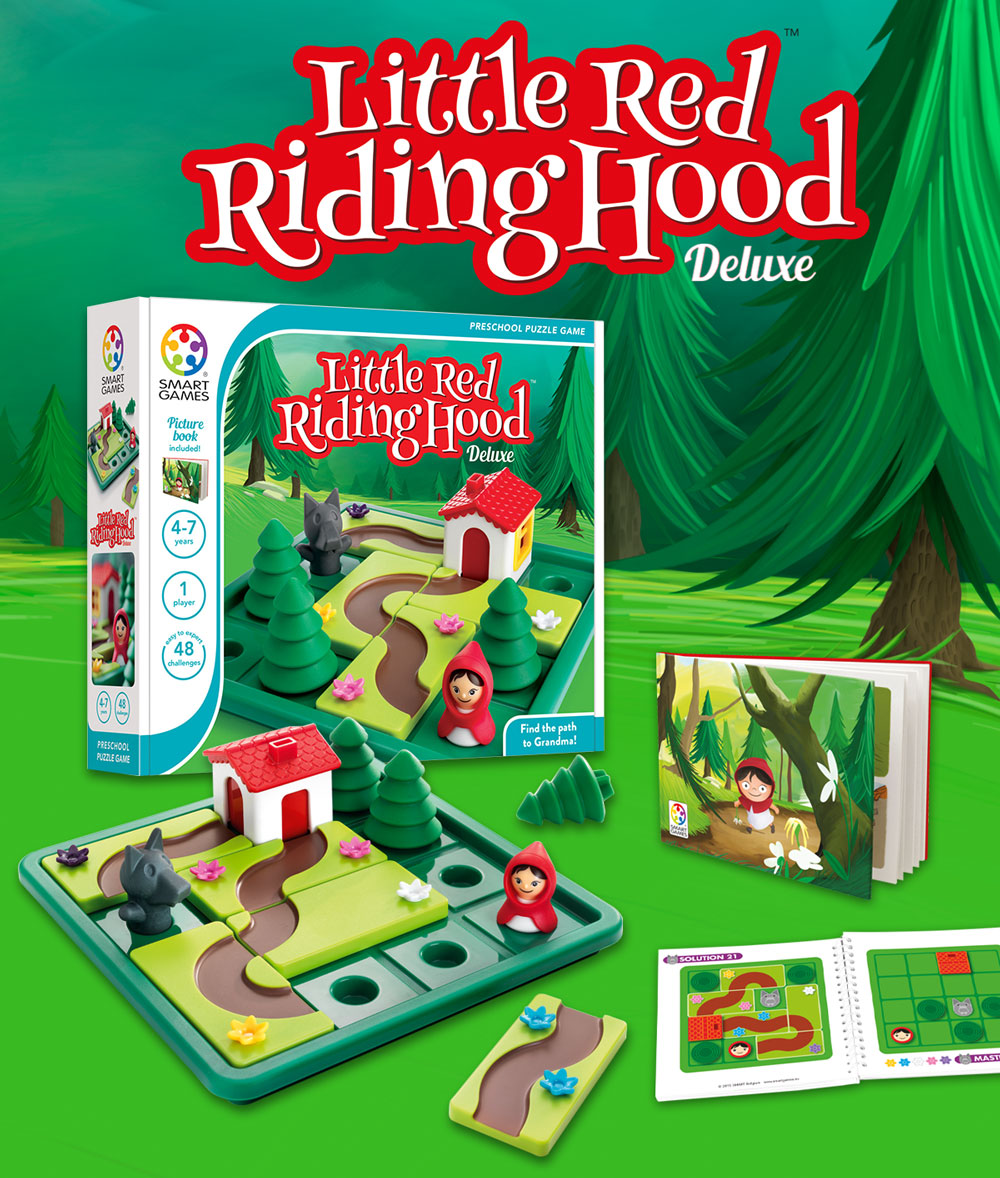 LITTLE RED RIDING HOOD SMART GAMES LOGIC EDUCATIONAL TRAVEL TOY PRESCHOOL  PUZZLE 847563000814